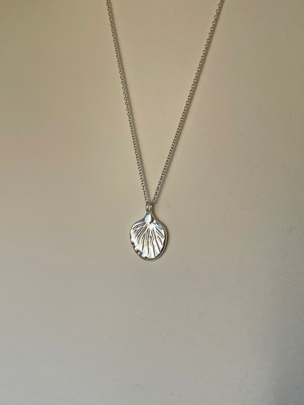 Muschelkette/ Silber