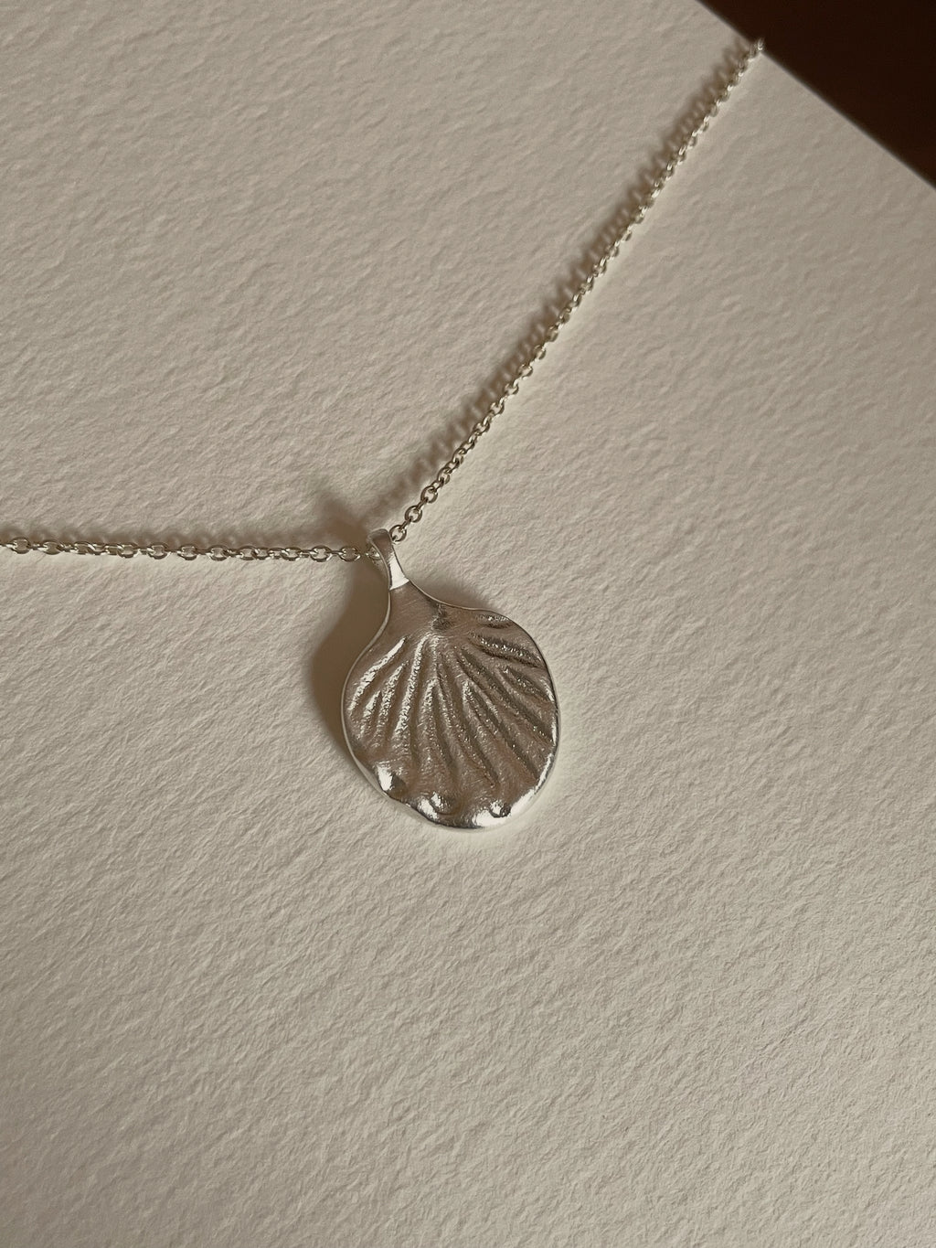 Muschelkette/ Silber