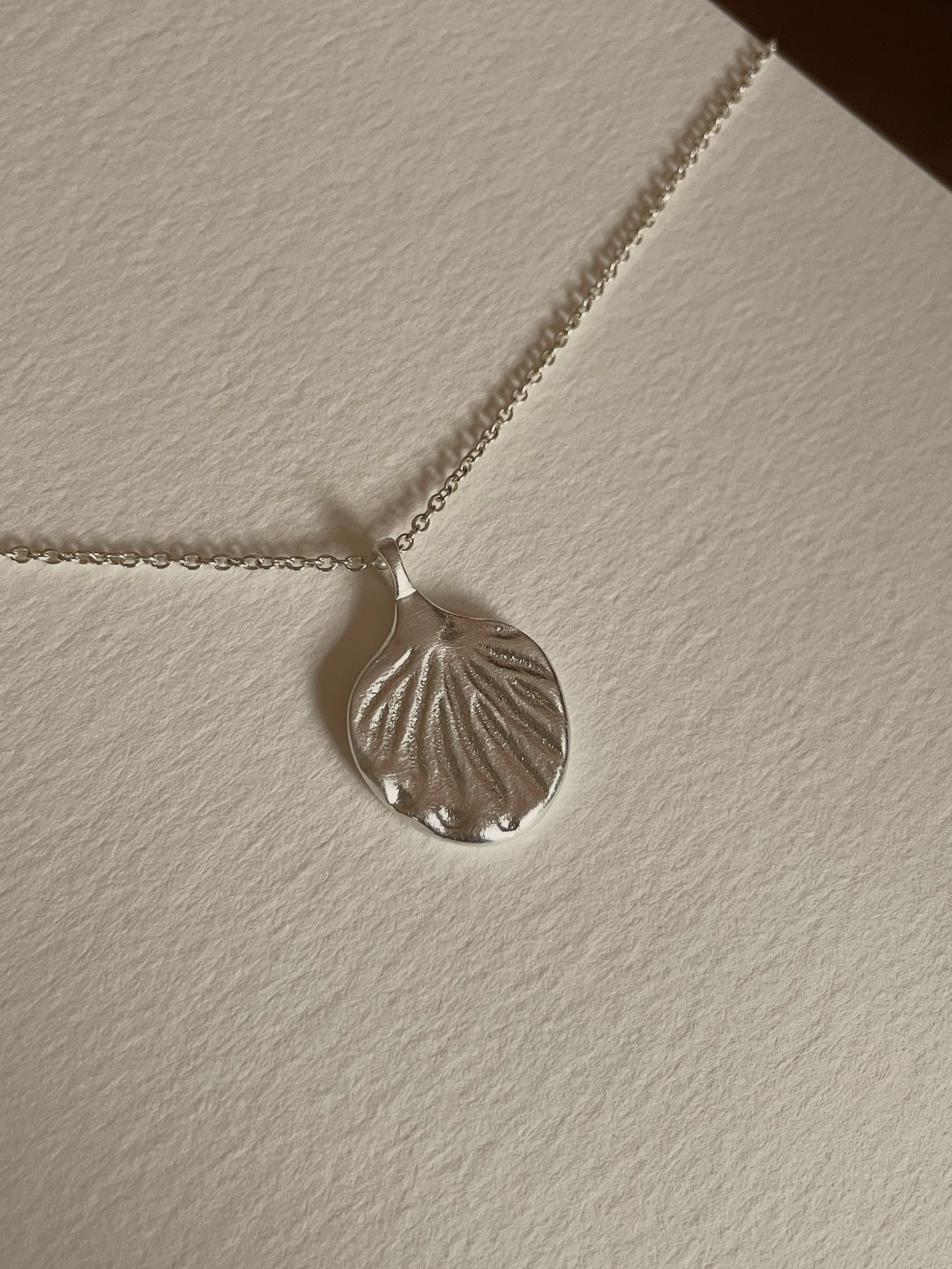 Muschelkette/ Silber