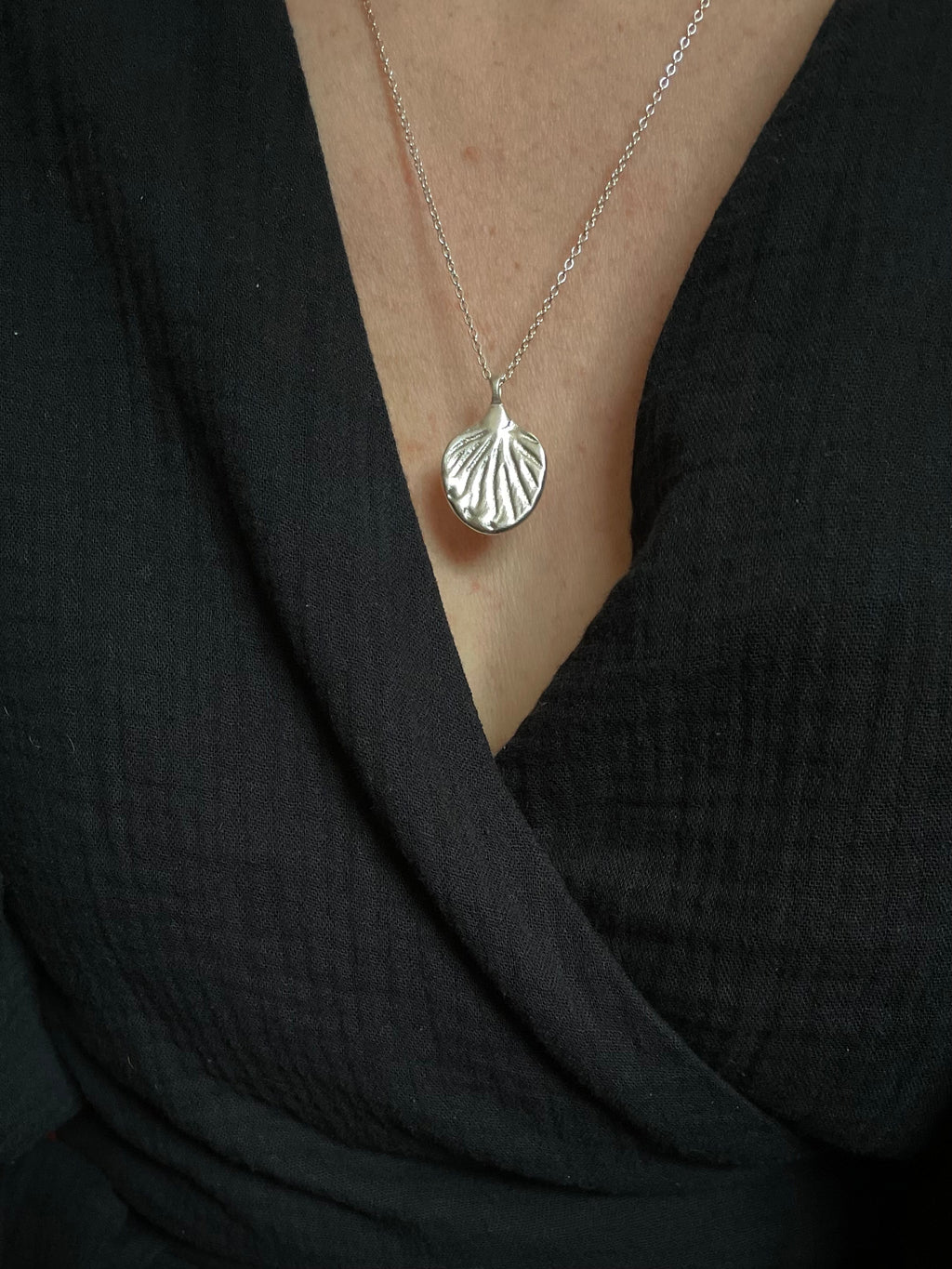 Muschelkette/ Silber